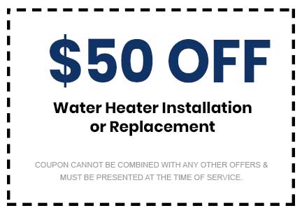Discounts on Water Heater Installation