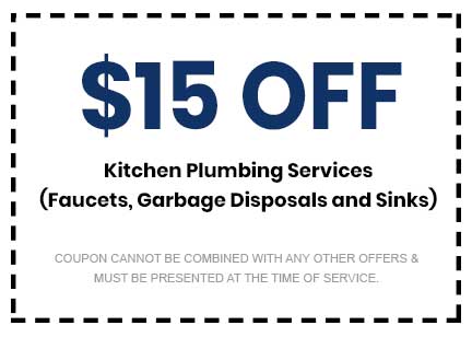 Discounts on Kitchen Plumbing Services